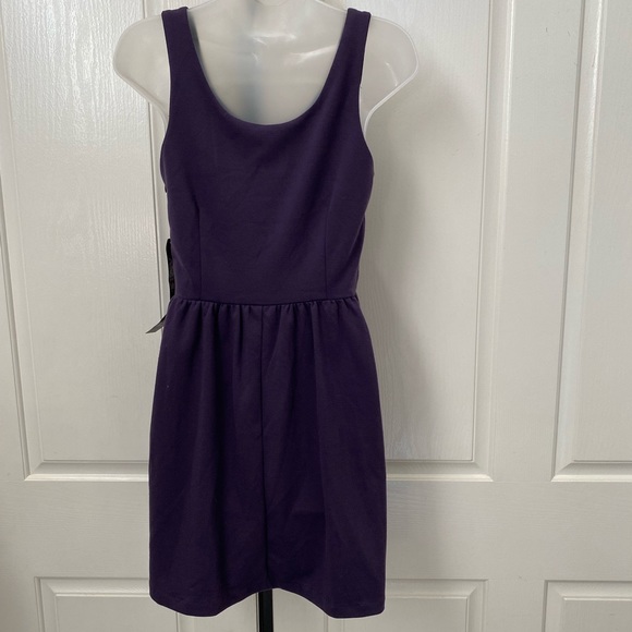 🔴Big Flirt Purple Mini Dress S - Picture 3 of 3